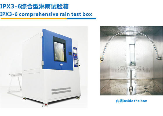 Thép không gỉ IEC 60529 IPX3 Oscillating Tube Tester